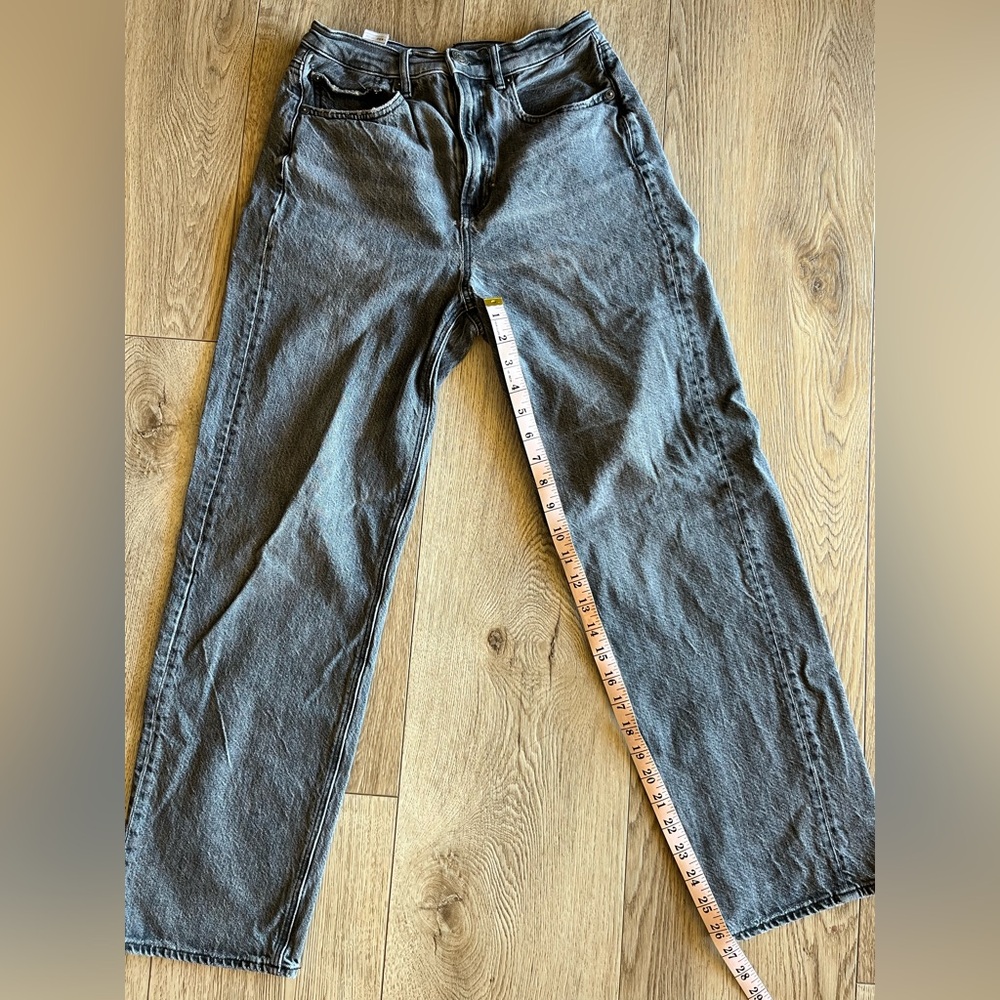 American Eagle Vintage Black Baggy Jean Size 2 Short